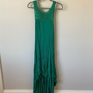 Free People hi-lo crochet top maxi dress